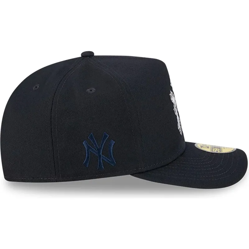 cappellino-curvo-blu-navy-chiuso-59fifty-a-frame-wired-dei-new-york-yankees-mlb-di-new-era