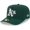 cappellino-curvo-verde-chiuso-59fifty-a-frame-wired-di-oakland-athletics-mlb-di-new-era