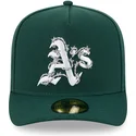 cappellino-curvo-verde-aderente-59fifty-a-frame-wired-degli-oakland-athletics-mlb-di-new-era