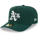 cappellino-curvo-verde-aderente-59fifty-a-frame-wired-degli-oakland-athletics-mlb-di-new-era