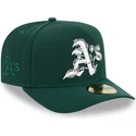 cappellino-curvo-verde-aderente-59fifty-a-frame-wired-degli-oakland-athletics-mlb-di-new-era