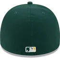 cappellino-curvo-verde-aderente-59fifty-a-frame-wired-degli-oakland-athletics-mlb-di-new-era