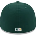 cappellino-curvo-verde-aderente-59fifty-a-frame-wired-degli-oakland-athletics-mlb-di-new-era