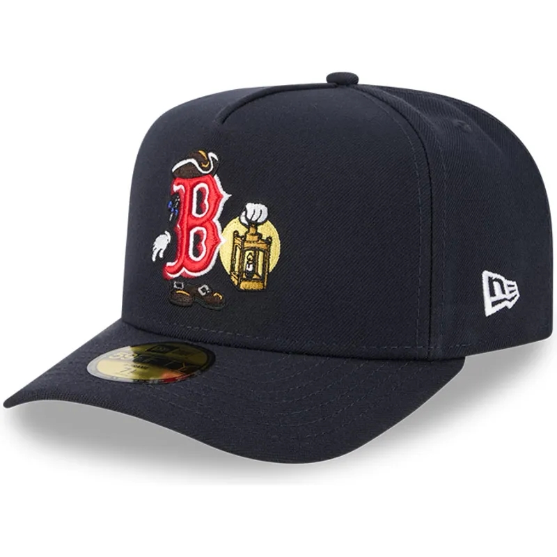cappellino-curvo-blu-marino-chiuso-59fifty-a-frame-cartoon-di-boston-red-sox-mlb-di-new-era cappellino-curvo-blu-marino-chiuso-59fifty-a-frame-cartoon-di-boston-red-sox-mlb-di-new-era