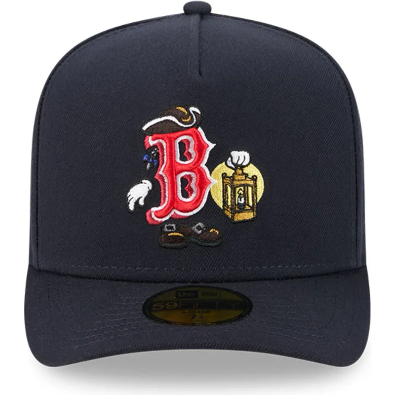 cappellino-curvo-blu-marino-chiuso-59fifty-a-frame-cartoon-di-boston-red-sox-mlb-di-new-era cappellino-curvo-blu-marino-chiuso-59fifty-a-frame-cartoon-di-boston-red-sox-mlb-di-new-era