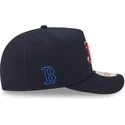 59fifty-a-frame-cartoon-boston-red-sox-mlb-new-era-navy-blau-gebogene-kappe