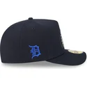 59fifty-a-frame-cartoon-detroit-tigers-mlb-new-era-navy-blaue-angepasste-kappe