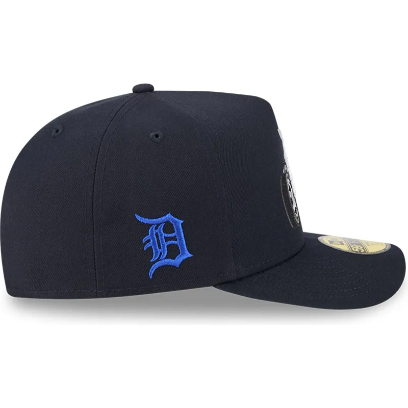 cappellino-curvo-blu-marino-chiuso-59fifty-a-frame-cartoon-di-detroit-tigers-mlb-di-new-era
