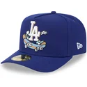 cappello-curvo-blu-regolabile-59fifty-a-frame-cartoon-dei-los-angeles-dodgers-mlb-di-new-era