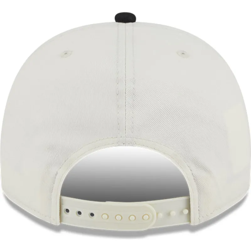 beige-og-sort-snapback-9fifty-a-frame-chainstitch-kasket-fra-boston-bruins-nhl-af-new-era