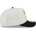 cappellino-curvo-beige-e-nero-snapback-9fifty-a-frame-chainstitch-dei-boston-bruins-nhl-di-new-era