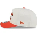 cappellino-snapback-beige-e-arancione-9fifty-a-frame-chainstitch-anaheim-ducks-nhl-di-new-era