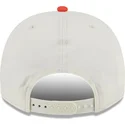 cappellino-snapback-beige-e-arancione-9fifty-a-frame-chainstitch-anaheim-ducks-nhl-di-new-era