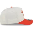 cappellino-snapback-beige-e-arancione-9fifty-a-frame-chainstitch-anaheim-ducks-nhl-di-new-era