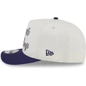 casquette-courbee-beige-et-violette-snapback-9fifty-a-frame-chainstitch-toronto-maple-leafs-nhl-new-era