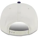 casquette-courbee-beige-et-violette-snapback-9fifty-a-frame-chainstitch-toronto-maple-leafs-nhl-new-era