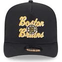 cappellino-nero-snapback-9fifty-a-frame-chainstitch-dei-boston-bruins-nhl-di-new-era