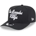 cappellino-nero-snapback-curva-9fifty-a-frame-chainstitch-dei-los-angeles-kings-nhl-di-new-era