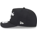cappellino-curvo-nero-snapback-9fifty-a-frame-chainstitch-dei-los-angeles-kings-nhl-di-new-era