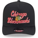 berretto-nero-snapback-9fifty-a-frame-chainstitch-dei-chicago-blackhawks-nhl-di-new-era