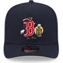 cappellino-snapback-blu-navy-9fifty-a-frame-cartoon-boston-red-sox-mlb-di-new-era