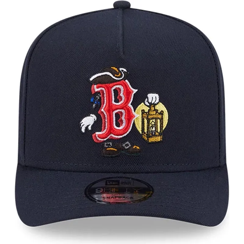 marineblaue-gebogene-snapback-kappe-9fifty-a-frame-cartoon-der-boston-red-sox-mlb-von-new-era