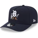 cappellino-curvo-blu-navy-snapback-9fifty-a-frame-cartoon-dei-detroit-tigers-mlb-di-new-era