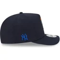 new-era-mlb-new-york-yankees-9fifty-a-frame-cartoon-snapback-kappe-mit-gebogenem-schirm-in-marineblau