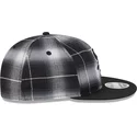 cappello-piatto-nero-snapback-9fifty-retro-crown-plaid-dei-chicago-white-sox-mlb-di-new-era