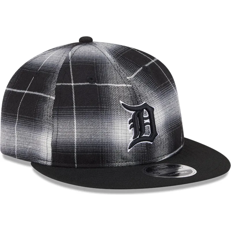 czarna-czapka-snapback-9fifty-retro-crown-plaid-detroit-tigers-mlb-marki-new-era