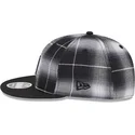 cappellino-piatto-nero-snapback-9fifty-retro-crown-plaid-dei-detroit-tigers-mlb-di-new-era