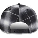 cappello-piatto-nero-snapback-9fifty-retro-crown-plaid-dei-los-angeles-dodgers-mlb-di-new-era