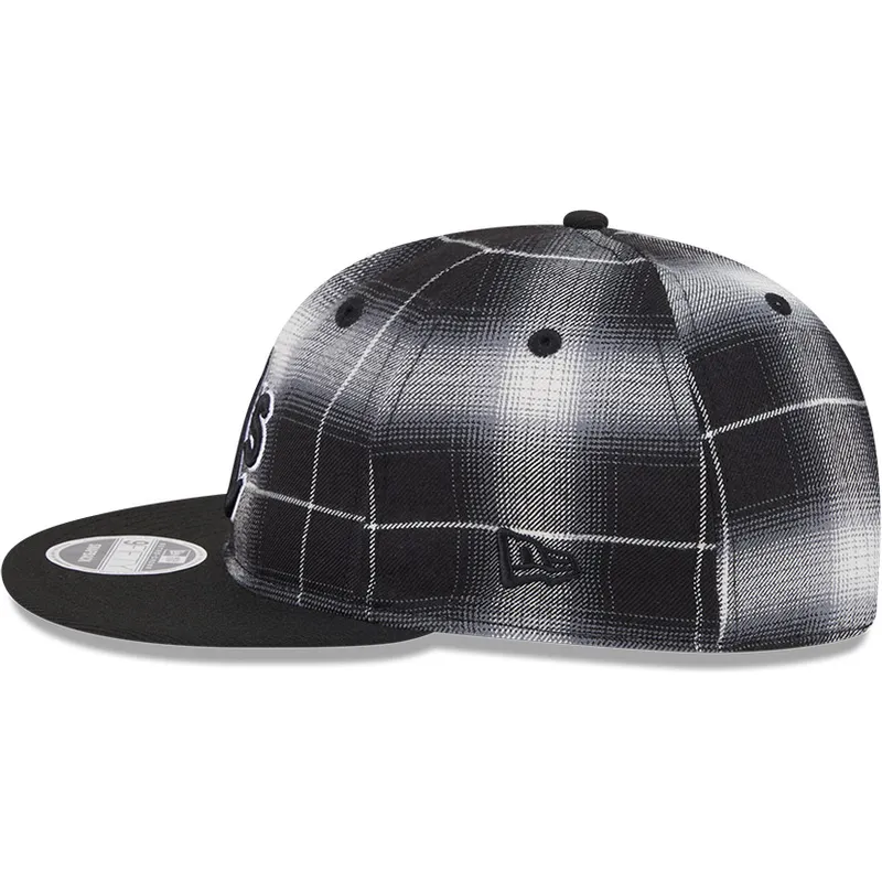 czarna-plaska-czapka-snapback-9fifty-retro-crown-plaid-oakland-athletics-mlb-new-era