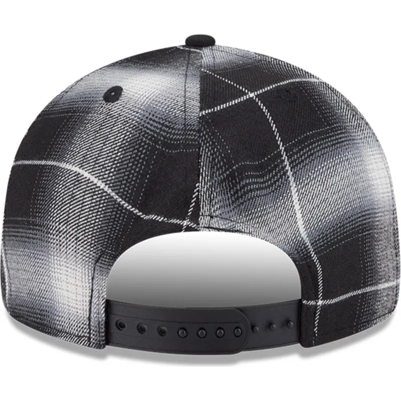 svart-platt-skarmkeps-snapback-9fifty-retro-crown-plaid-oakland-athletics-mlb-fran-new-era