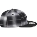 cappello-nero-snapback-9fifty-retro-crown-plaid-degli-oakland-athletics-mlb-di-new-era
