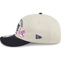 casquette-courbee-beige-et-bleue-marine-snapback-9fifty-retro-crown-scatter-new-york-yankees-mlb-new-era