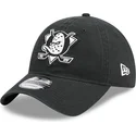cappellino-curvo-nero-regolabile-9twenty-stamp-degli-anaheim-ducks-nhl-di-new-era