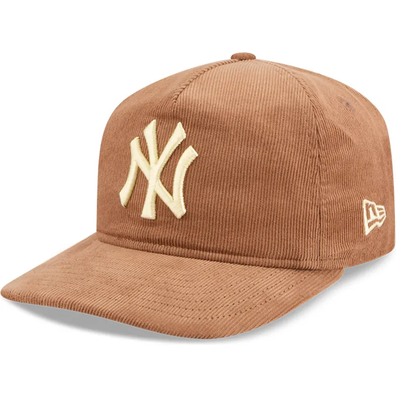 schwarze-gebogene-snapback-kappe-19twenty-nostalgic-golfer-der-new-york-yankees-mlb-von-new-era