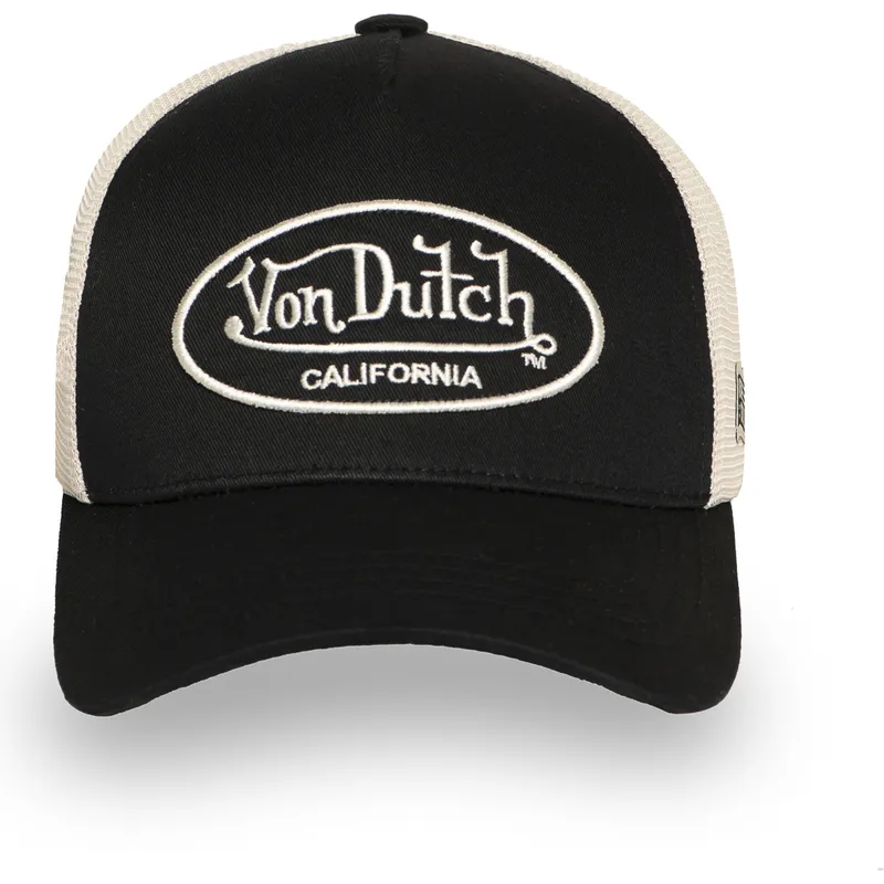 justerbar-sort-og-beige-trucker-kasket-lof-b30-fra-von-dutch