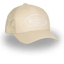 casquette-trucker-beige-ajustable-lof-b35-von-dutch