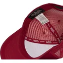 cappellino-trucker-rosso-regolabile-lof-b38-di-von-dutch