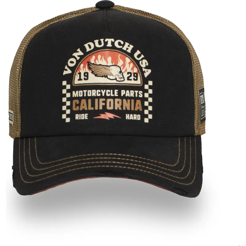 czarna-i-brazowa-czapka-trucker-crew25-od-von-dutch