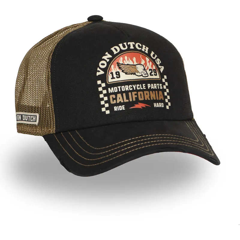 von-dutch-crew25-sort-og-brun-trucker-kasket