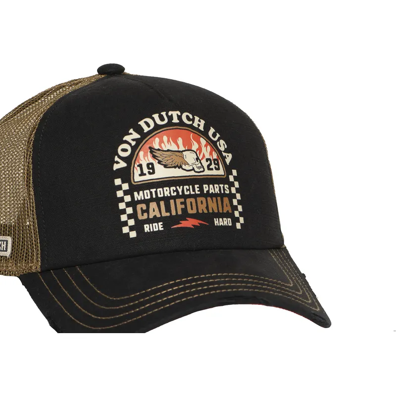 czarna-i-brazowa-czapka-trucker-crew25-od-von-dutch