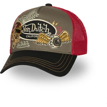 Gorra trucker multicolore PATCHES09 di Von Dutch