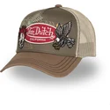 cappellino-trucker-marrone-patches12-di-von-dutch