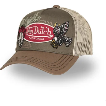 Gorra trucker brun PATCHES12 fra Von Dutch