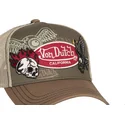 cappellino-trucker-marrone-patches12-di-von-dutch