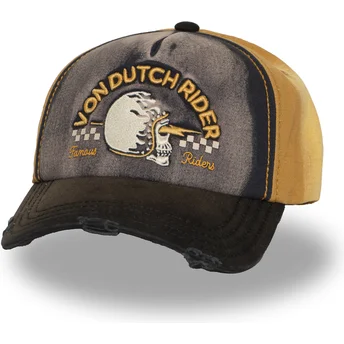 Von Dutch XAVIER05 mehrfarbige Snapback-Kappe mit gebogenem Schirm