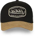 schwarze-und-braune-trucker-kappe-sem02-von-von-dutch